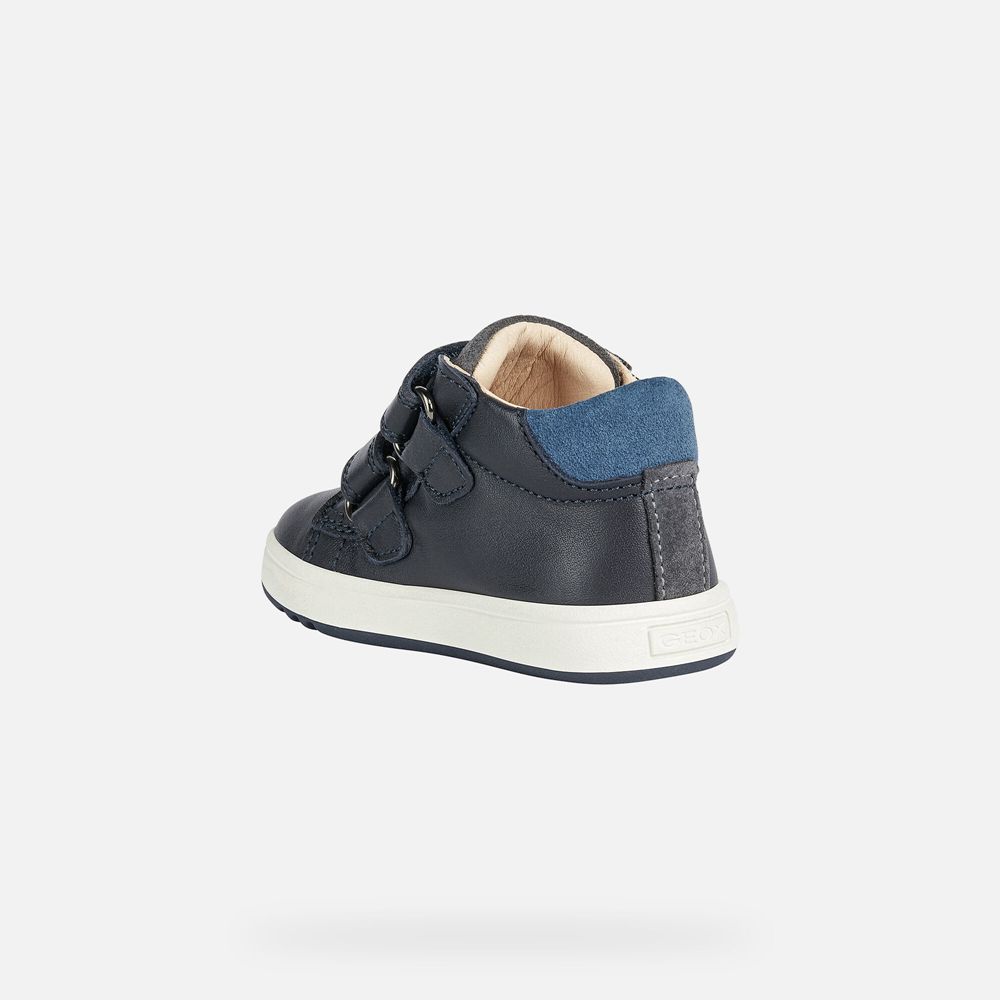 Botas Geox Bebe Azul Marinho - Biglia Boy - EKDCI3512